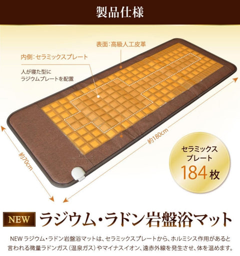 卸販売専用 ラドン岩盤浴マット - ミニオン化粧品